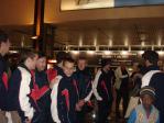 U19\'s at the airport